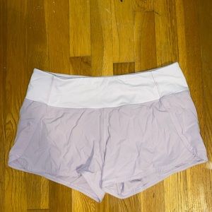 purple/lilac lululemon shorts!